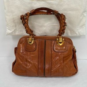 Chloe leather bag in nutmeg